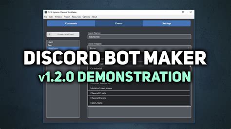Bot maker discord - Aug 22, 2017 ... In this tutorial, we use some of the events available within Discord Bot Maker to create some special features! Events can trigger actions ...